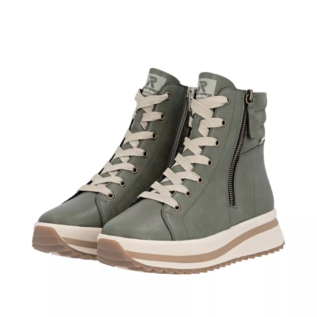 TRZEWIKI RIEKER W3870/54 GRUN - obrazek 4
