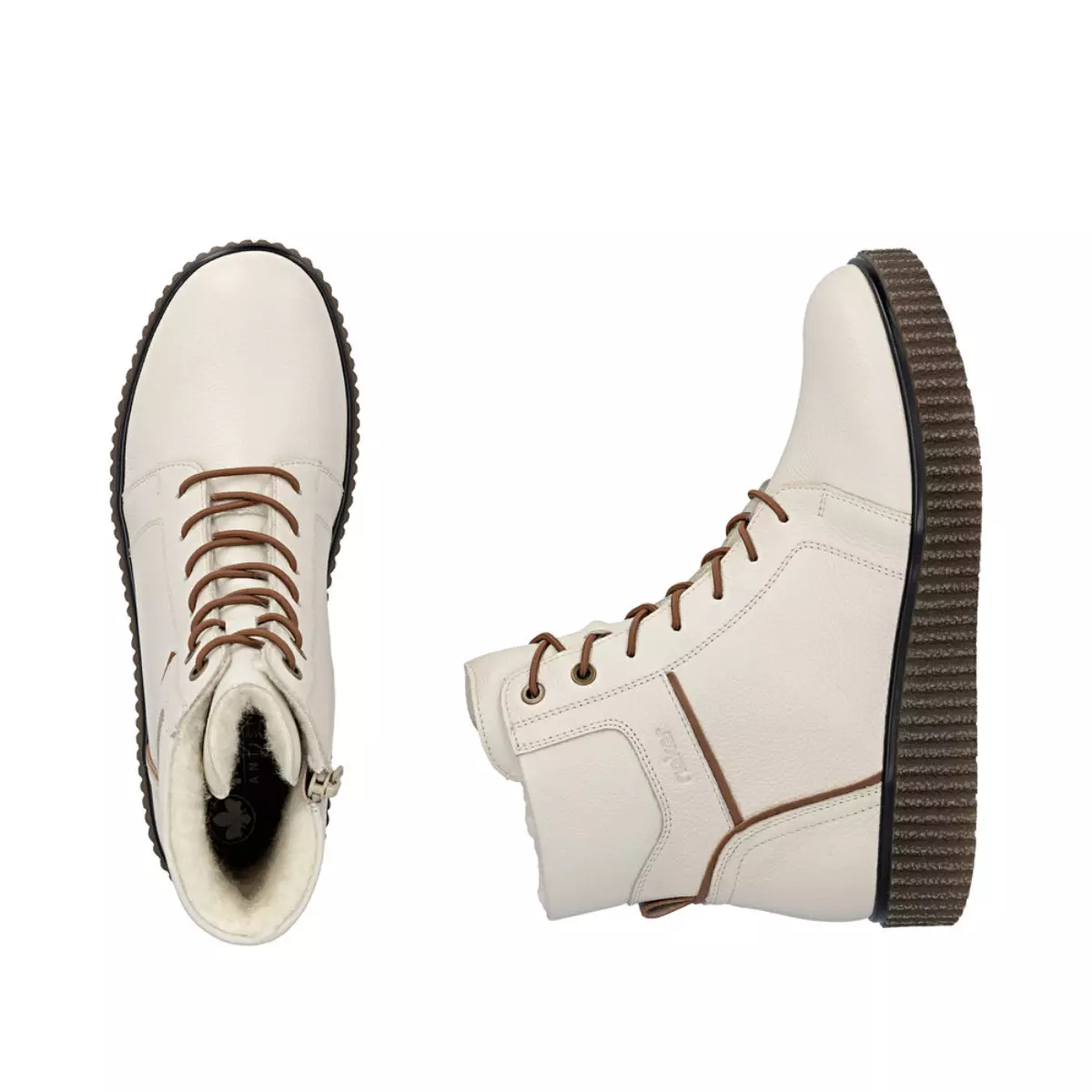 TRZEWIKI RIEKER Y4303/80 WEISS - obrazek 3