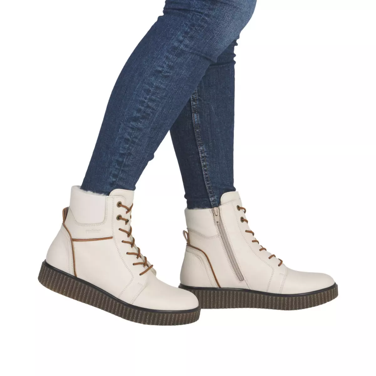 TRZEWIKI RIEKER Y4303/80 WEISS - obrazek 2