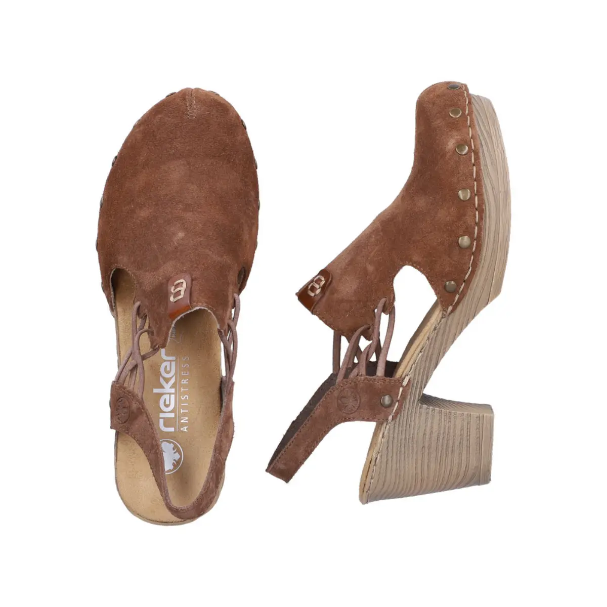 SANDAŁY RIEKER 66775/24 BRAUN - obrazek 4