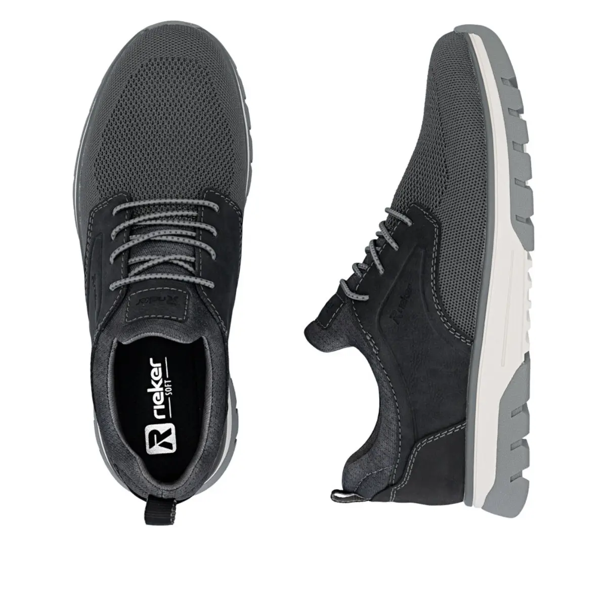 PÓŁBUTY RIEKER B9352/00 SCHWARZ - obrazek 3