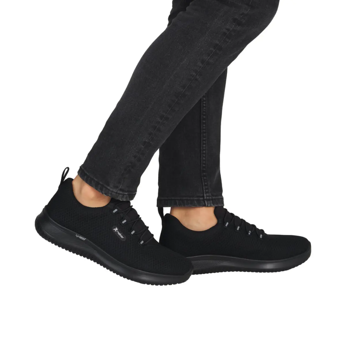 PÓŁBUTY RIEKER B9655/00 SCHWARZ - obrazek 2