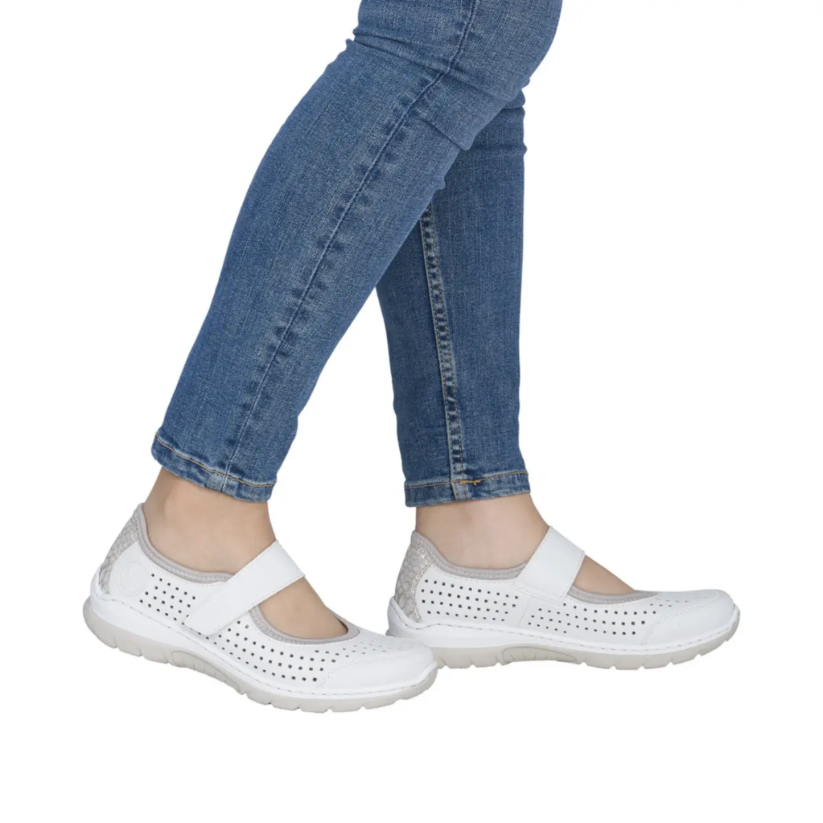 PÓŁBUTY RIEKER L32B5/82 WEISS - obrazek 2