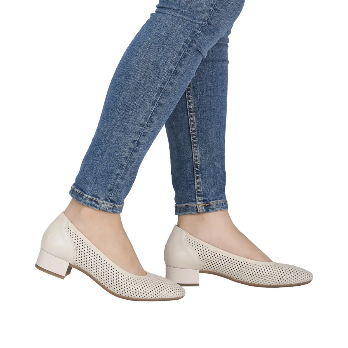 PÓŁBUTY RIEKER 43459/60 BEIGE - obrazek 2