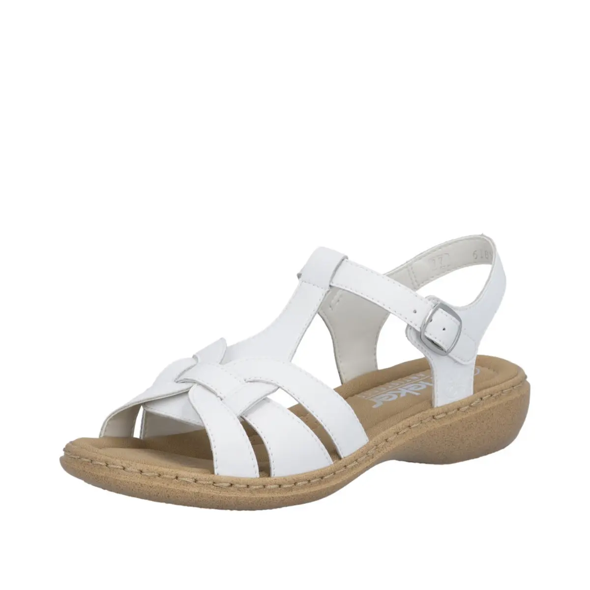 SANDAŁY RIEKER 61853/80 WEISS - obrazek 11