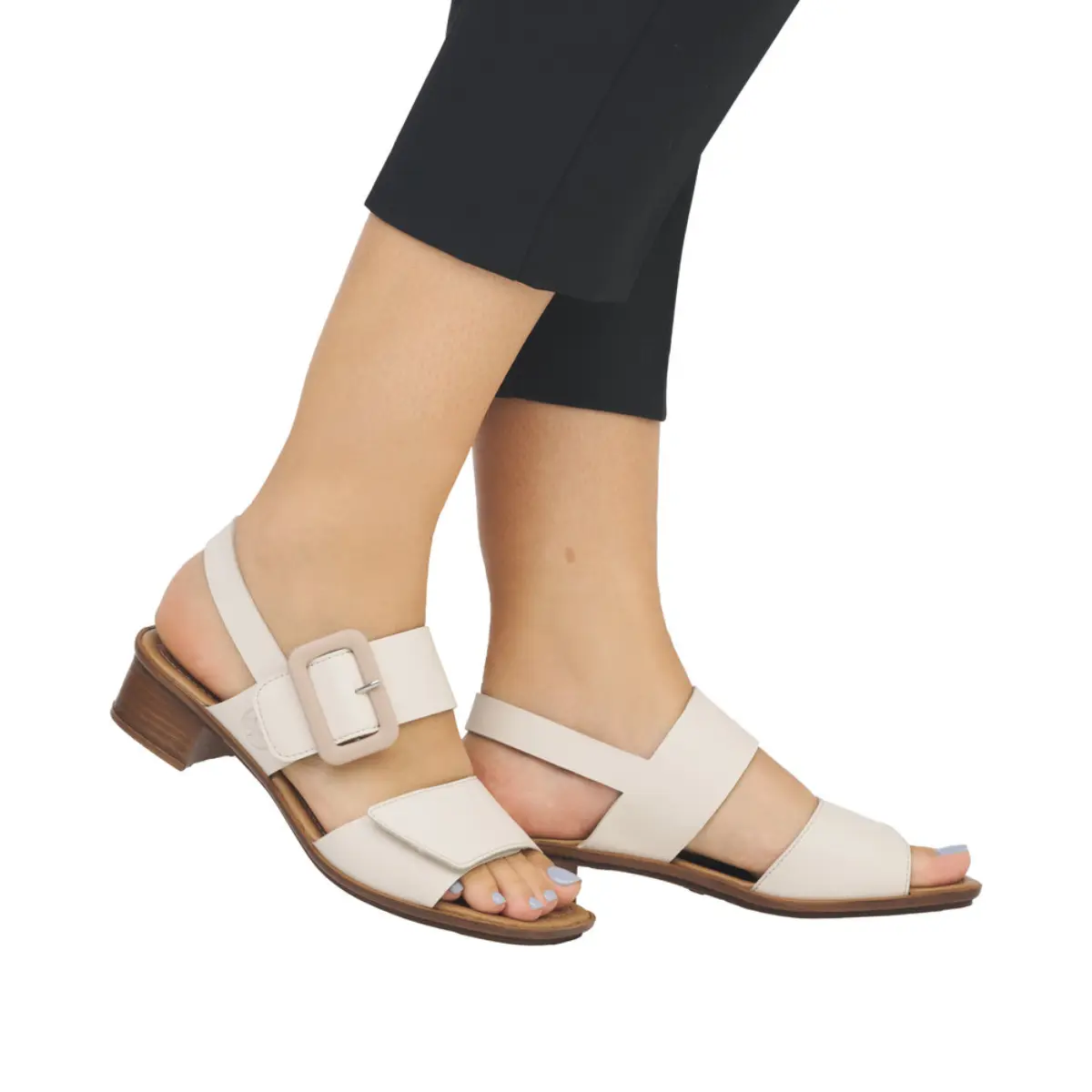 SANDAŁY RIEKER 62663/61 BEIGE - obrazek 2