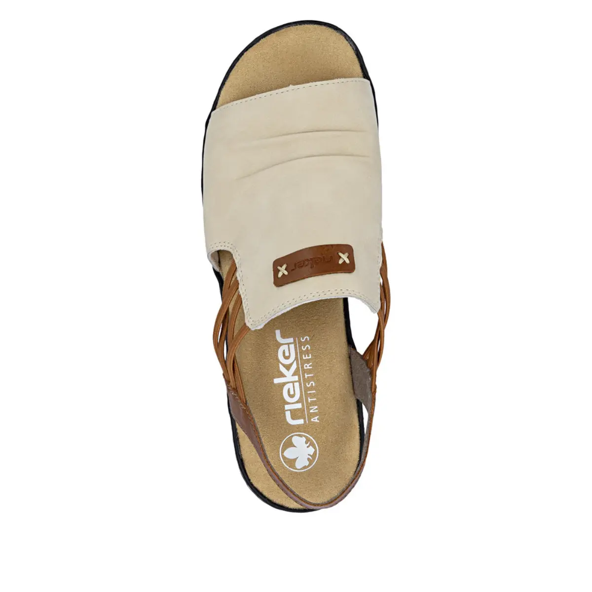 SANDAŁY RIEKER 62962/60 BEIGE - obrazek 8