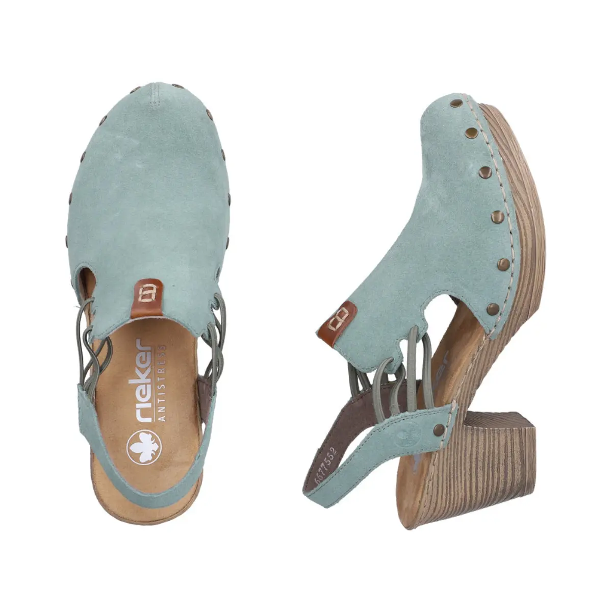 SANDAŁY RIEKER 66775/52 GRUN - obrazek 4