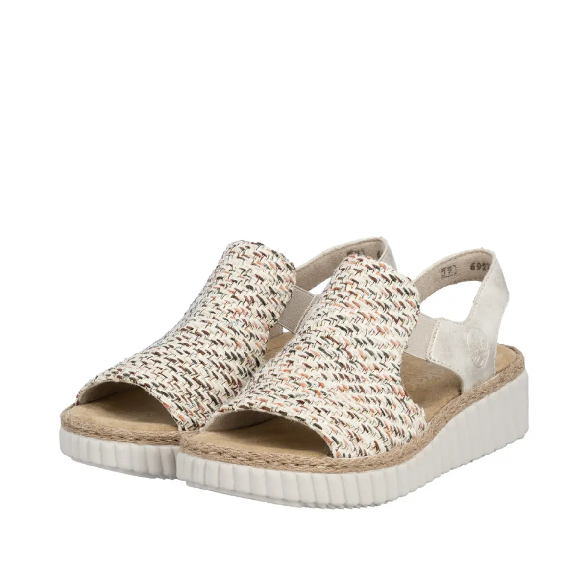 SANDAŁY RIEKER 69276/60 BEIGE - obrazek 4