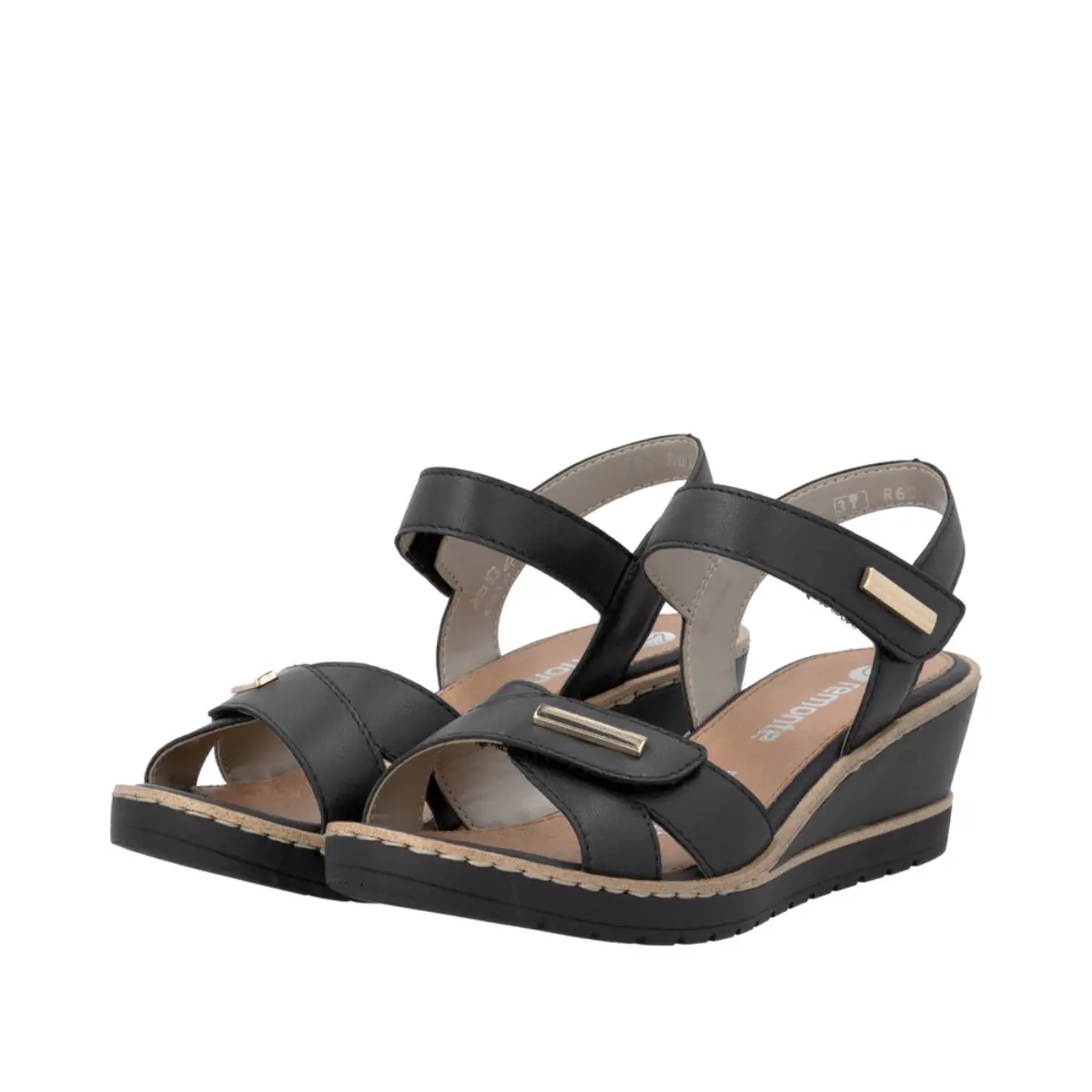 SANDAŁY REMONTE R6266/01 SCHWARZ - obrazek 4