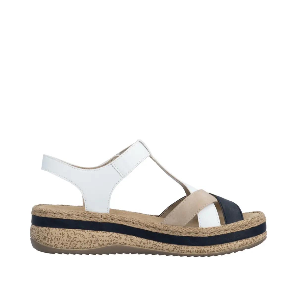 SANDAŁY RIEKER V0919/81 WEISS - obrazek 10