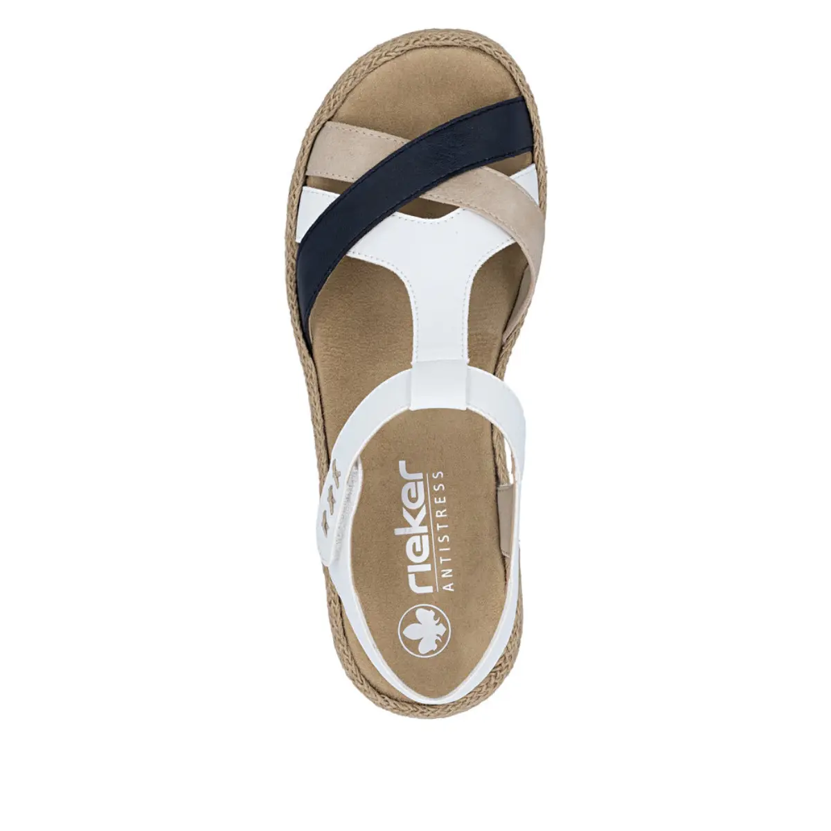 SANDAŁY RIEKER V0919/81 WEISS - obrazek 8