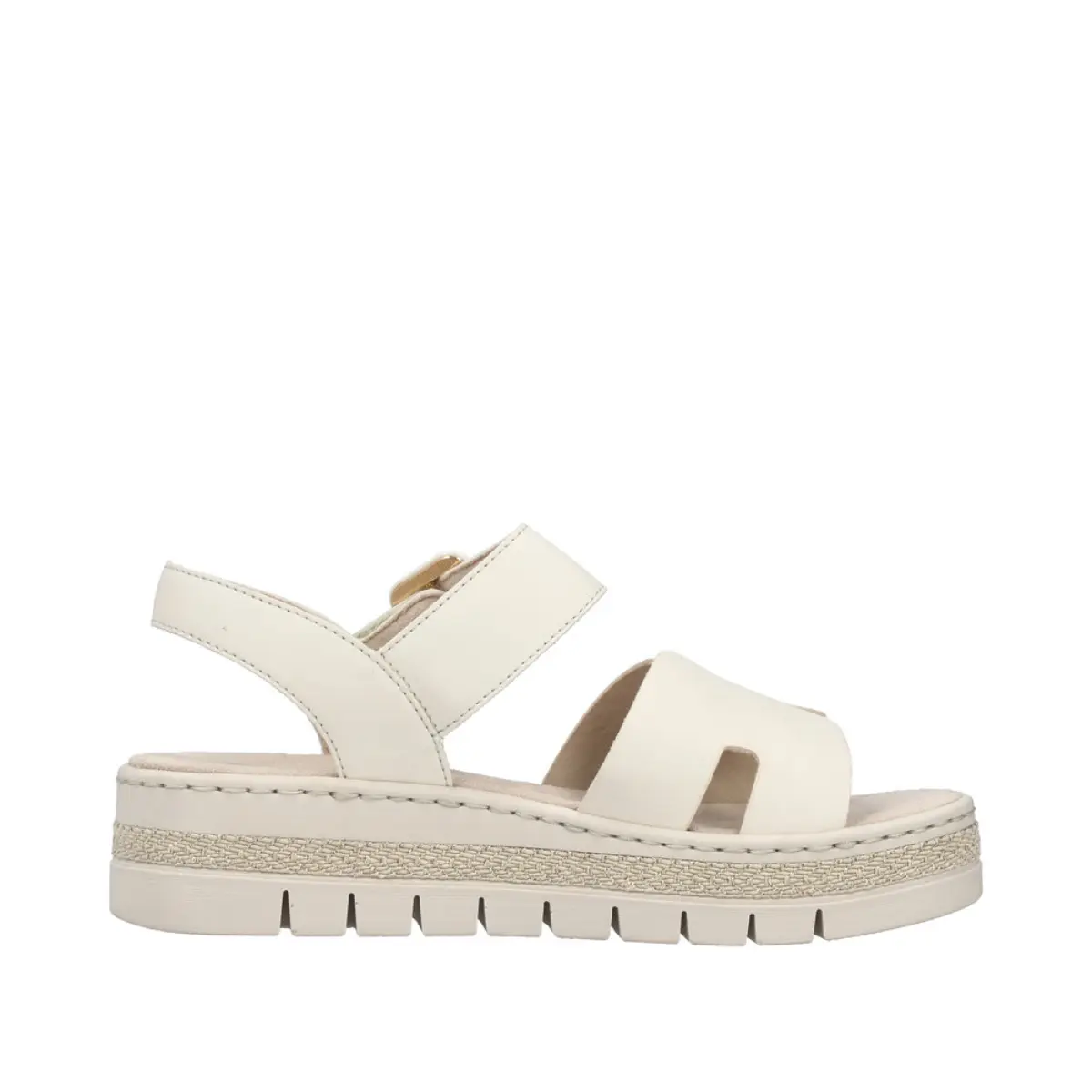 SANDAŁY RIEKER V4952/60 BEIGE - obrazek 10