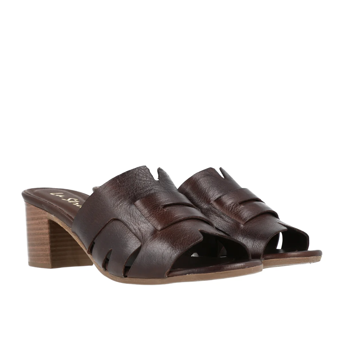 KLAPKI LA STRADA 26Y12535 BROWN - obrazek 2