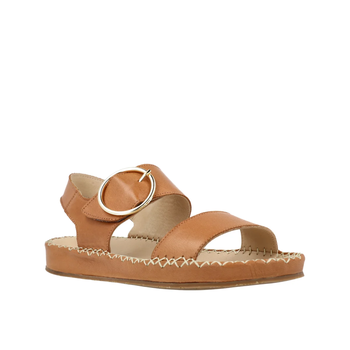 SANDAŁY LA STRADA 01101 COCONUT - obrazek 4