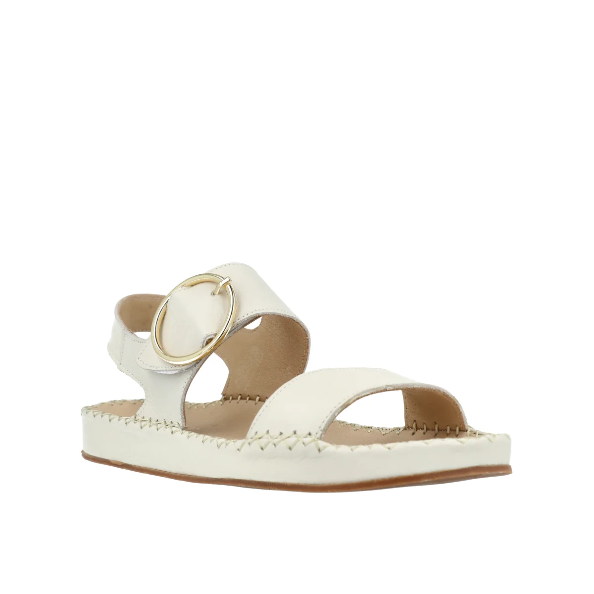 SANDAŁY LA STRADA 01101 CREMA - obrazek 4