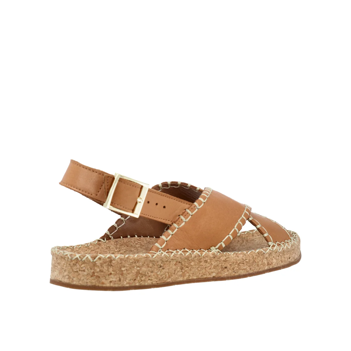 SANDAŁY LA STRADA 01111 COCONUT - obrazek 9