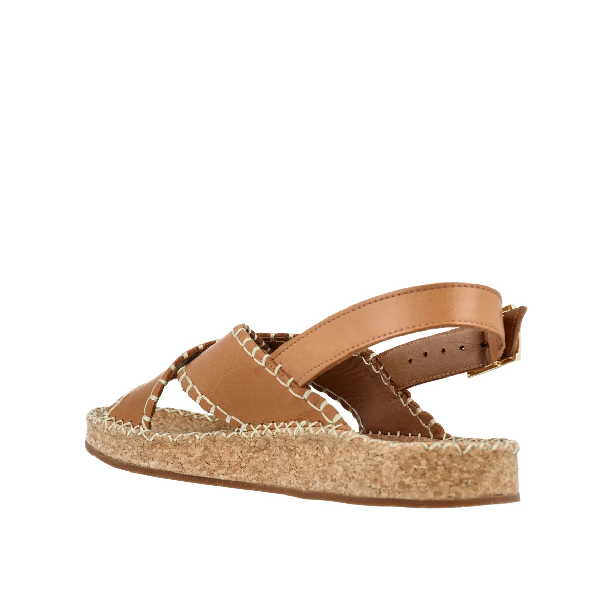 SANDAŁY LA STRADA 01111 COCONUT - obrazek 7