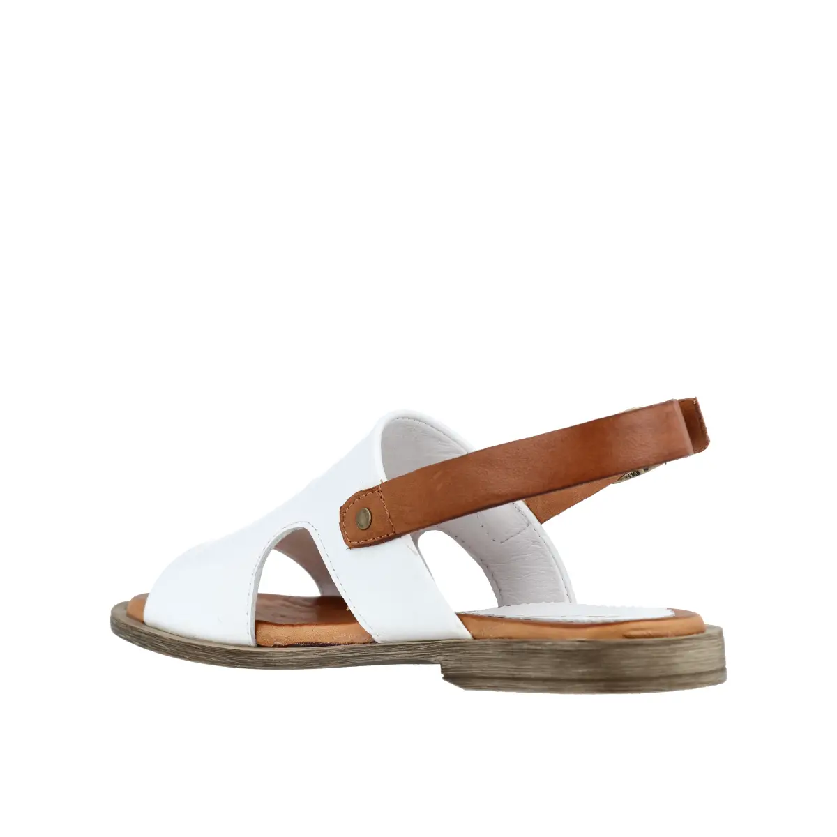 SANDAŁY LA STRADA 26Y11827 WHITE - obrazek 7