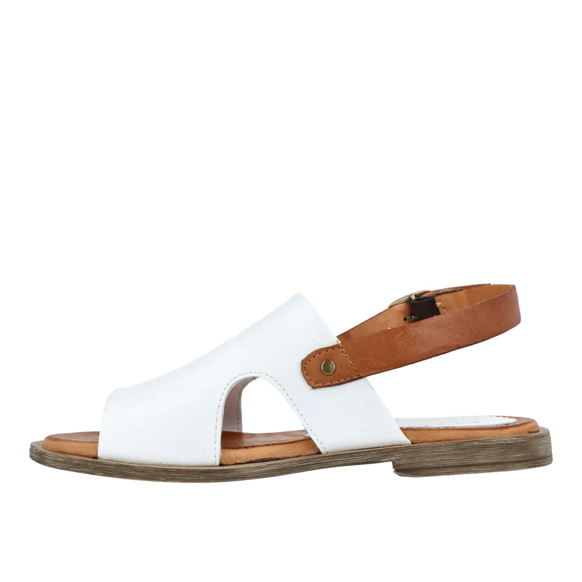 SANDAŁY LA STRADA 26Y11827 WHITE - obrazek 6