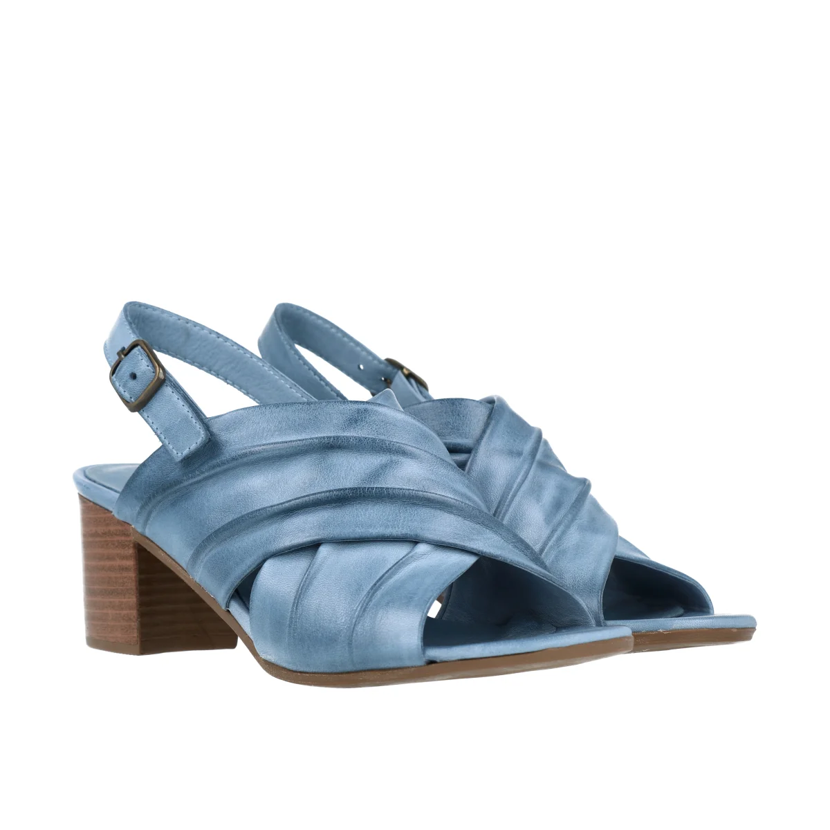 SANDAŁY LA STRADA 26Y9012 BLUE - obrazek 2