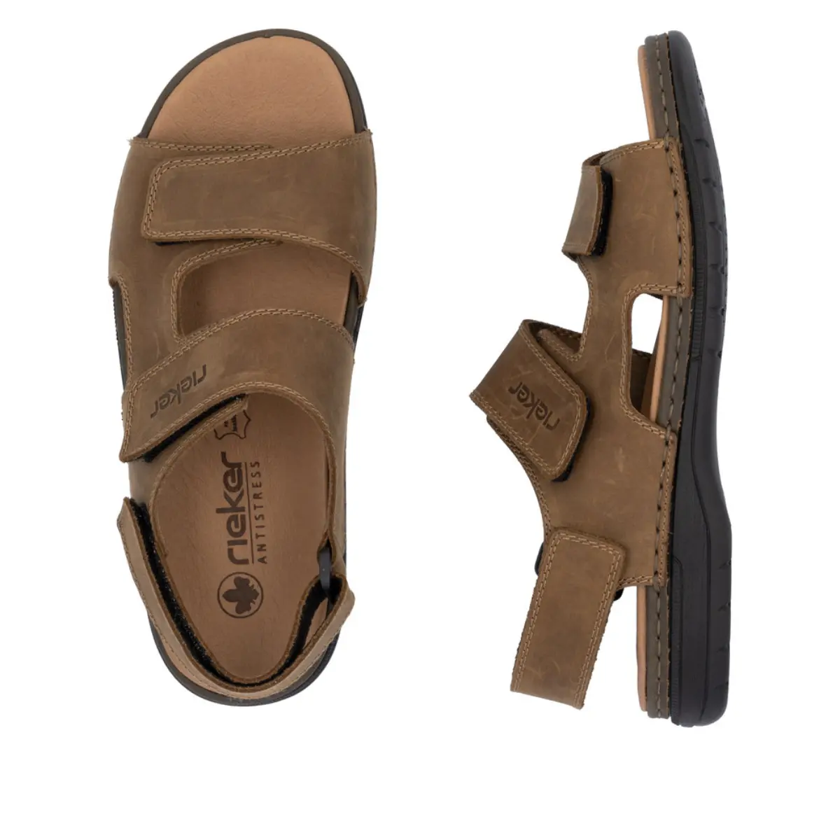 SANDAŁY RIEKER 25558/25 BRAUN - obrazek 3