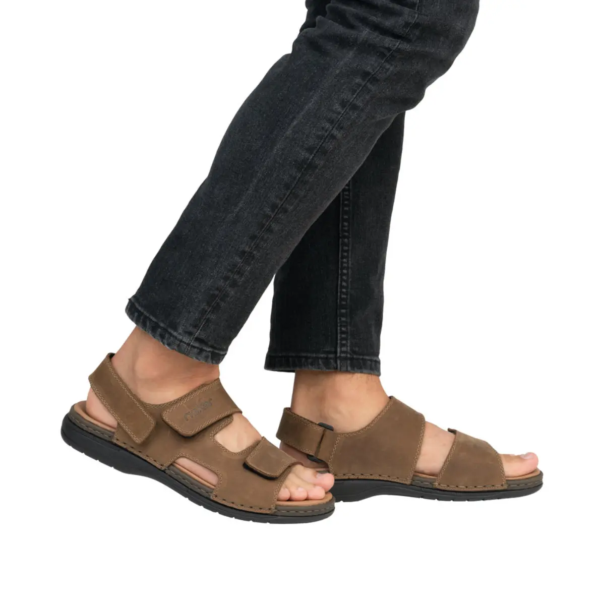 SANDAŁY RIEKER 25558/25 BRAUN - obrazek 2