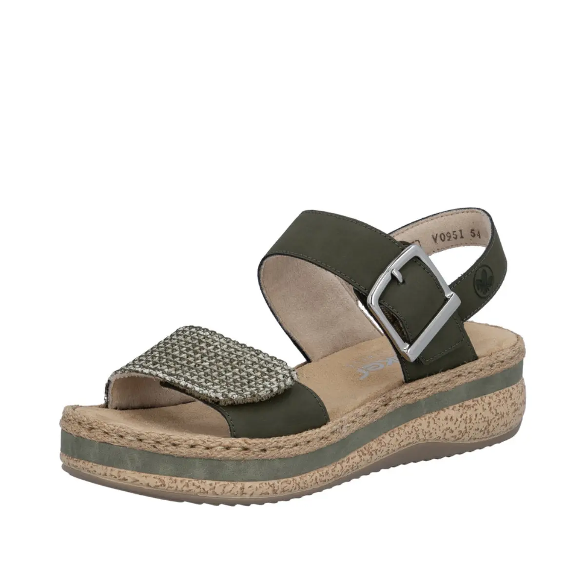 SANDAŁY RIEKER V0951/54 GRUN - obrazek 11