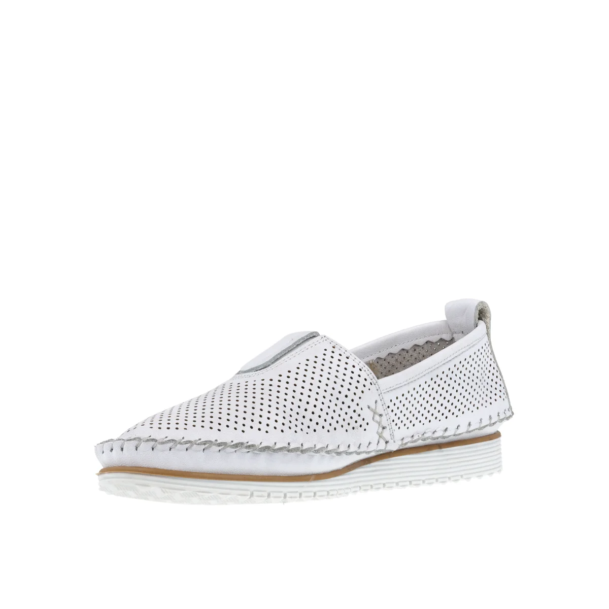 MOKASYNY LA STRADA 108L WHITE - obrazek 7