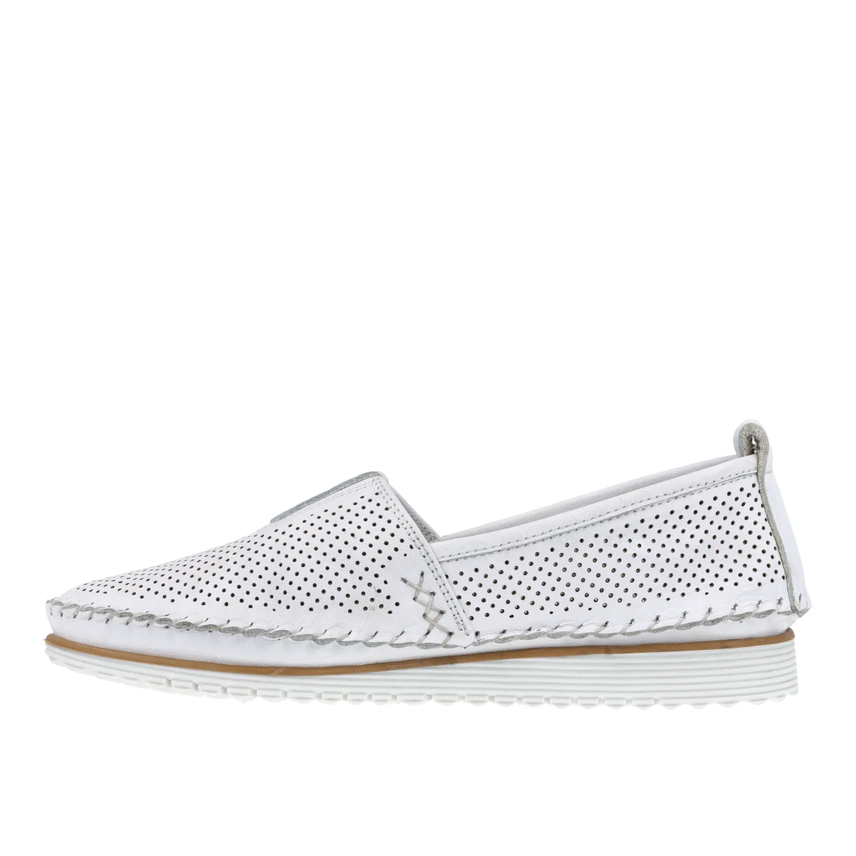 MOKASYNY LA STRADA 108L WHITE - obrazek 6