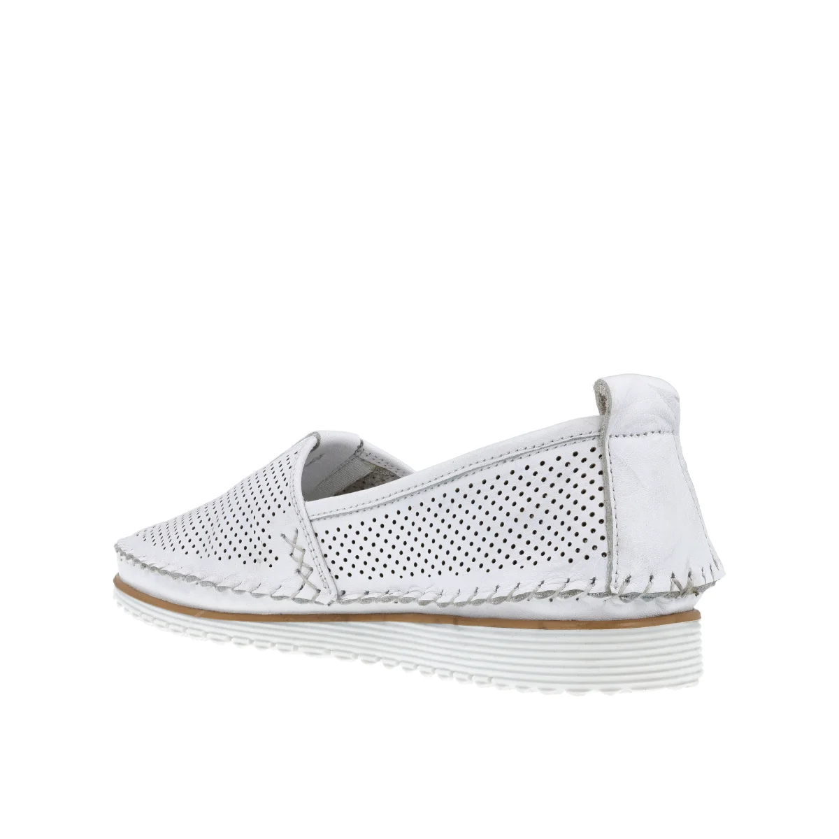 MOKASYNY LA STRADA 108L WHITE - obrazek 5