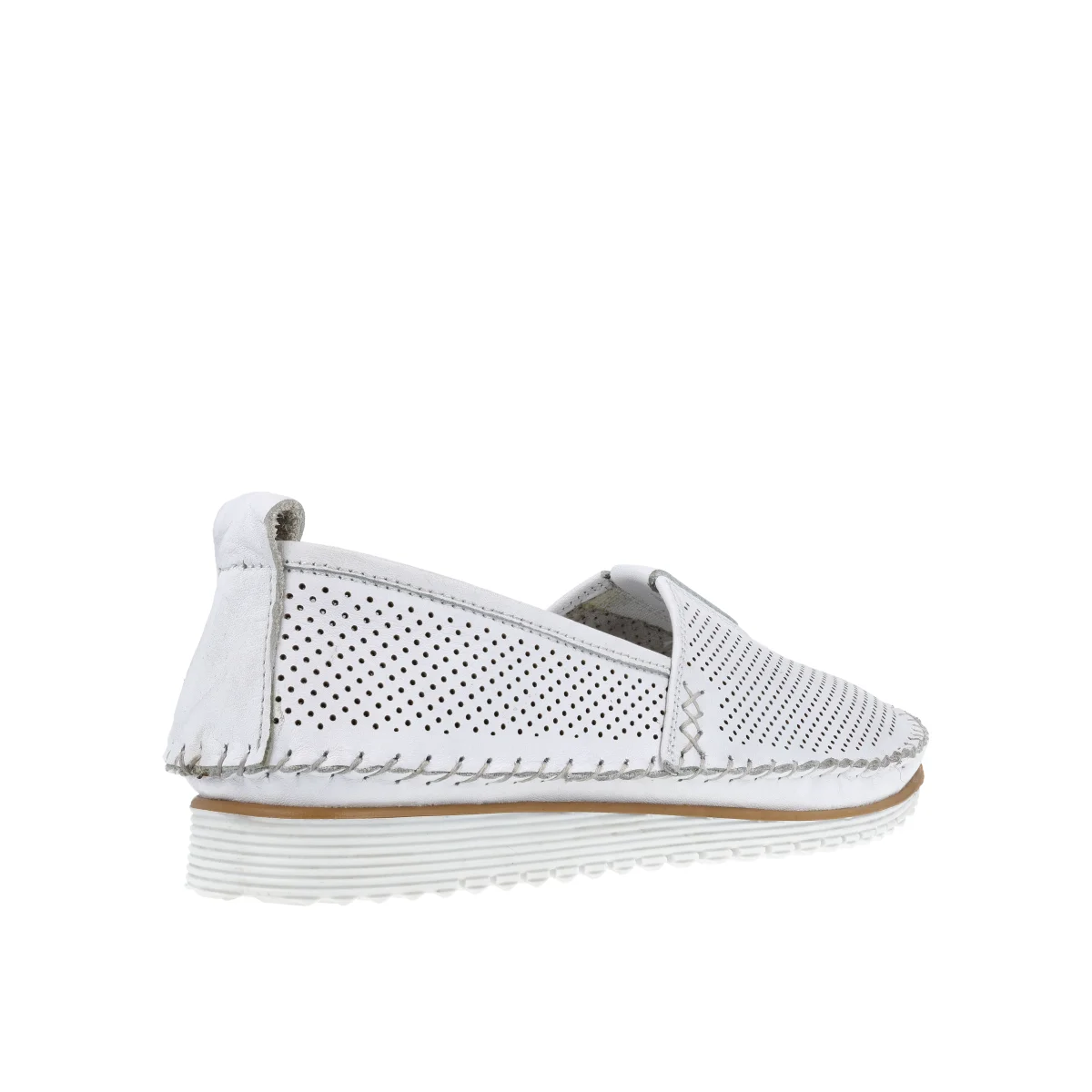 MOKASYNY LA STRADA 108L WHITE - obrazek 3