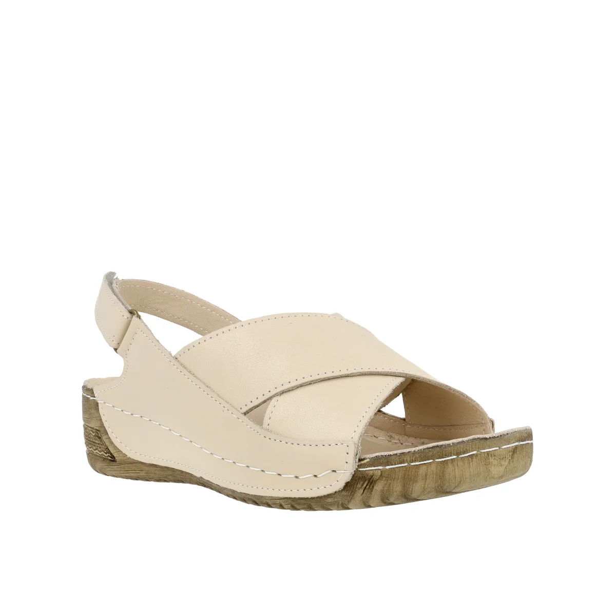 SANDAŁY LA STRADA 311 BEIGE - obrazek 2