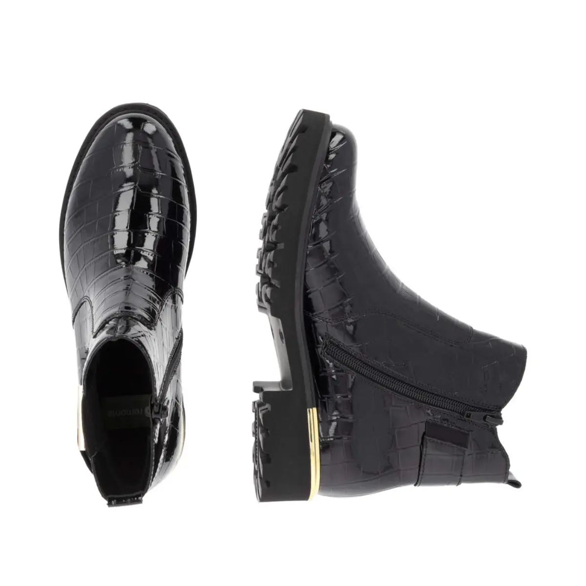 BOTKI REMONTE D8684/03 SCHWARZ - obrazek 3