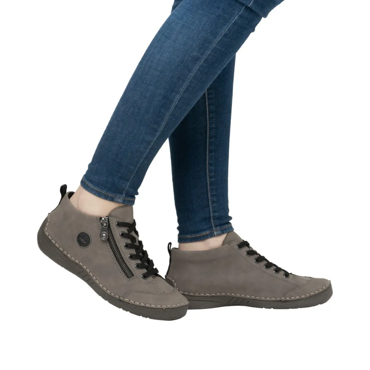 PÓŁBUTY RIEKER 52514/42 GRAU - obrazek 2