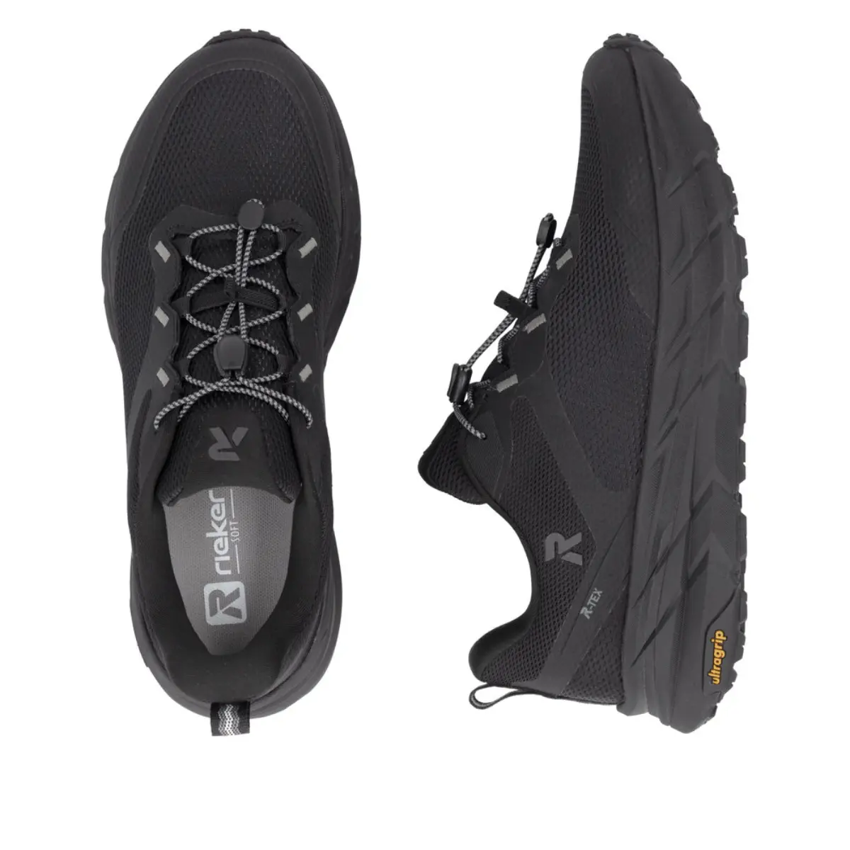 PÓŁBUTY RIEKER U4502/00 SCHWARZ - obrazek 3