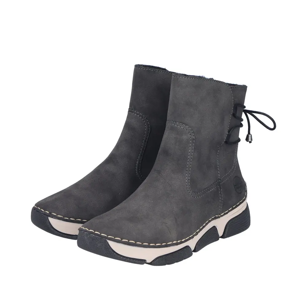 BOTKI RIEKER 45990/45 GRAU - obrazek 4