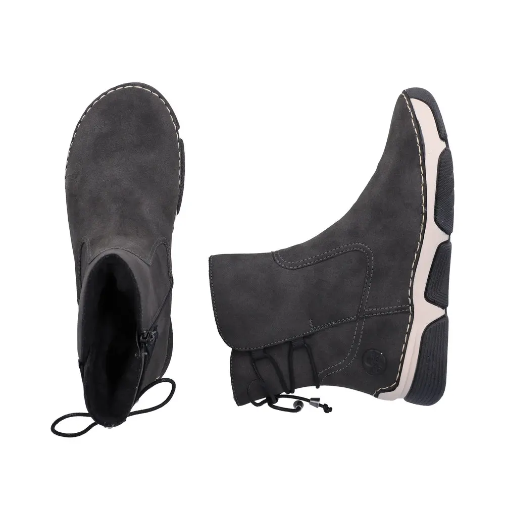 BOTKI RIEKER 45990/45 GRAU - obrazek 3