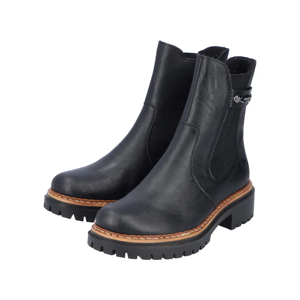 BOTKI RIEKER 72690/00 SCHWARZ - obrazek 7