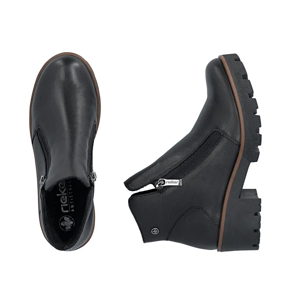 BOTKI RIEKER 79254/00 SCHWARZ - obrazek 3