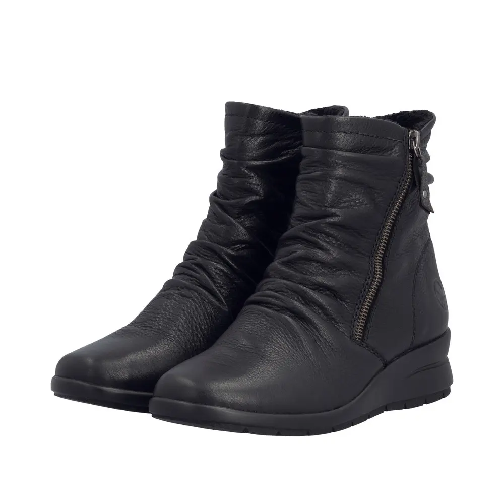 BOTKI RIEKER L4864/00 SCHWARZ - obrazek 4