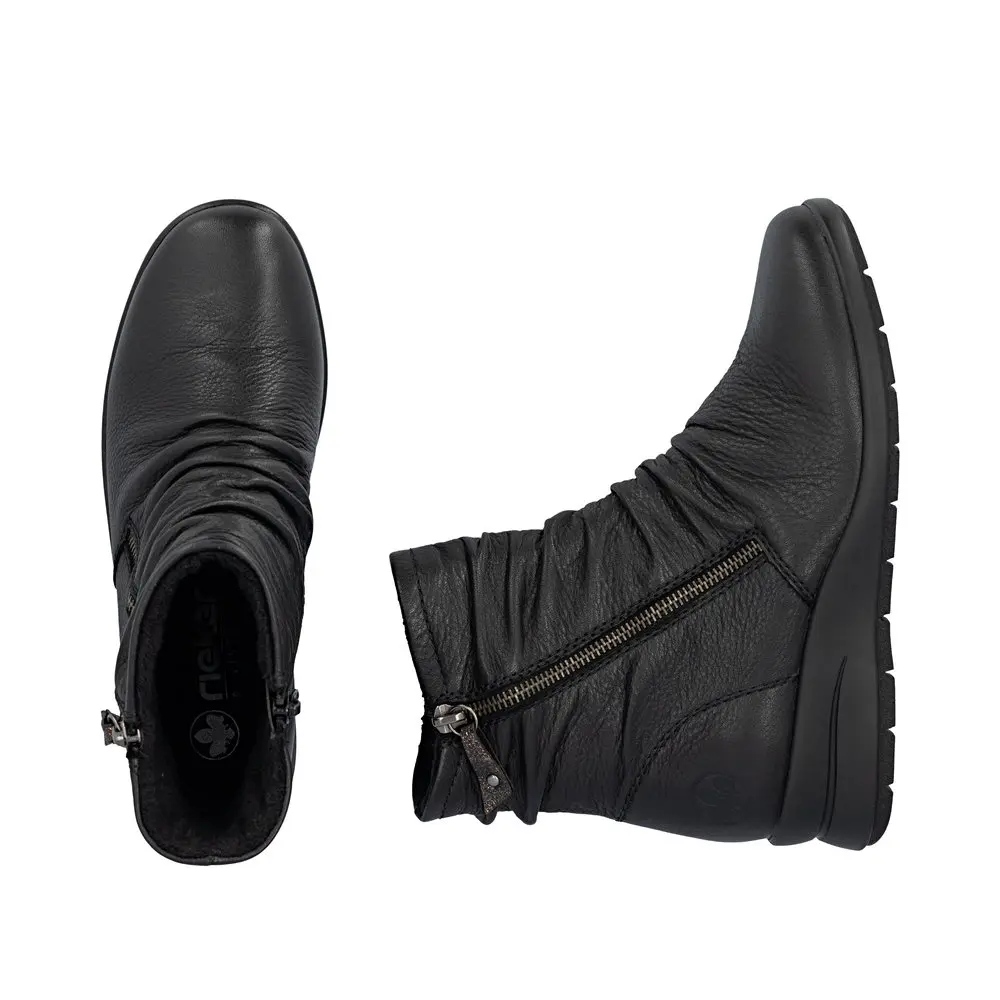BOTKI RIEKER L4864/00 SCHWARZ - obrazek 3