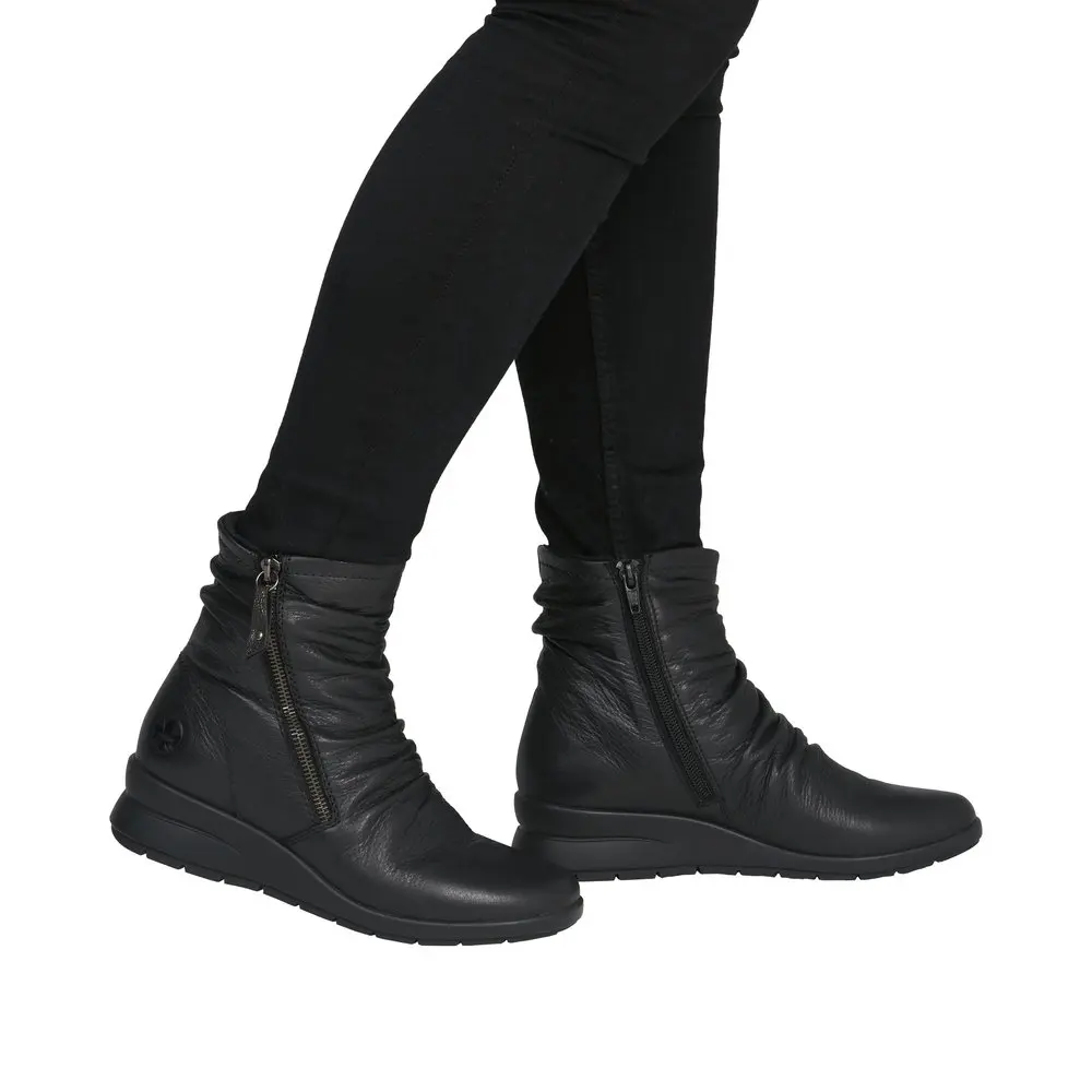 BOTKI RIEKER L4864/00 SCHWARZ - obrazek 2