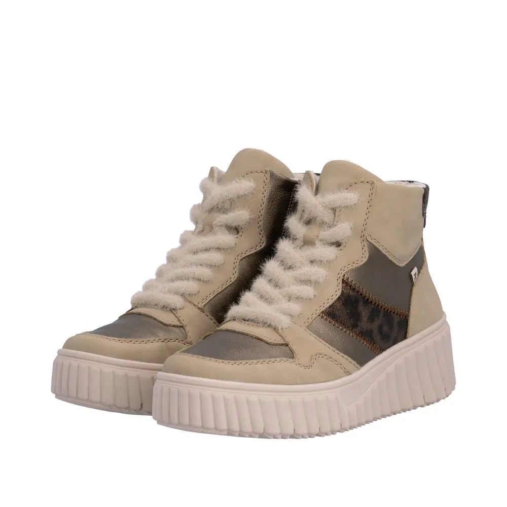 TRZEWIKI RIEKER N2508/60 BEIGE - obrazek 4