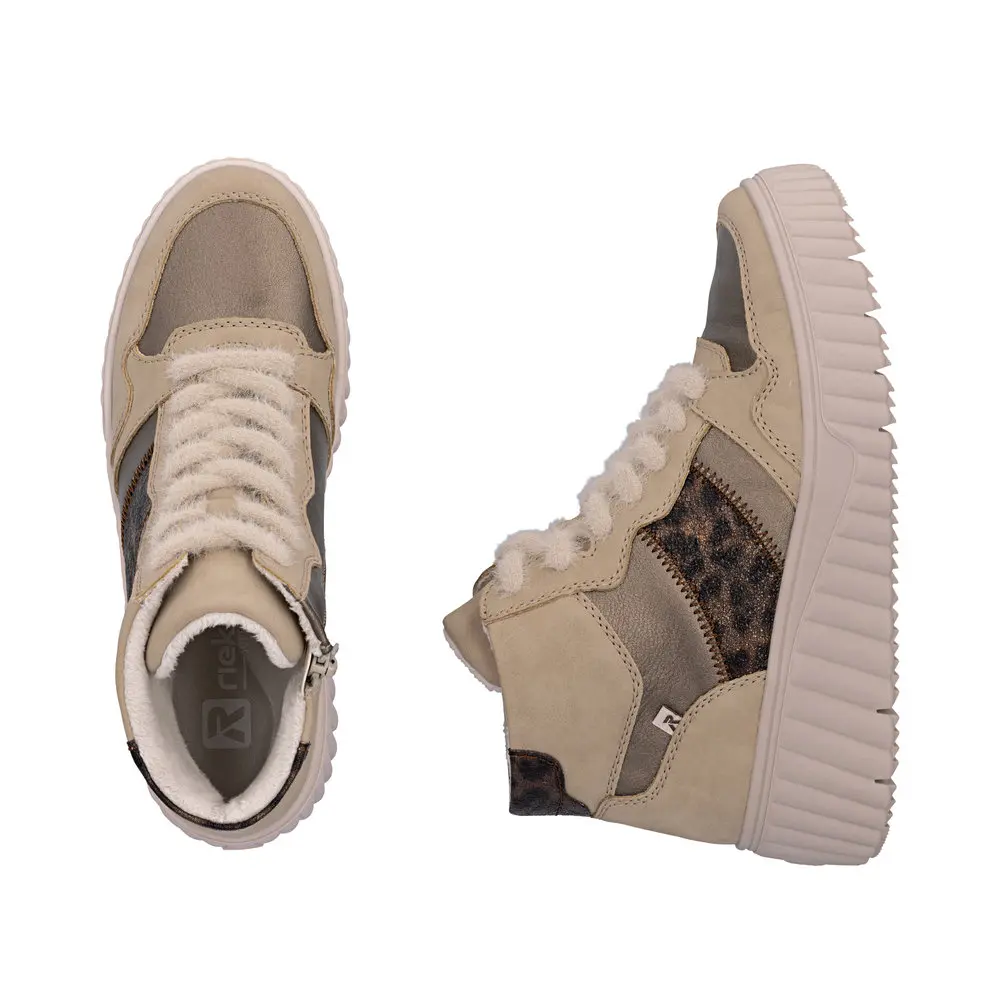 TRZEWIKI RIEKER N2508/60 BEIGE - obrazek 3