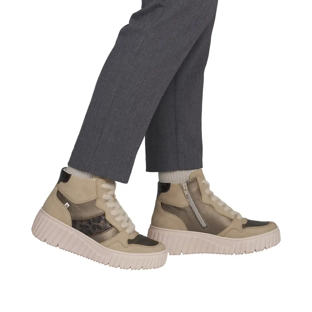 TRZEWIKI RIEKER N2508/60 BEIGE - obrazek 2