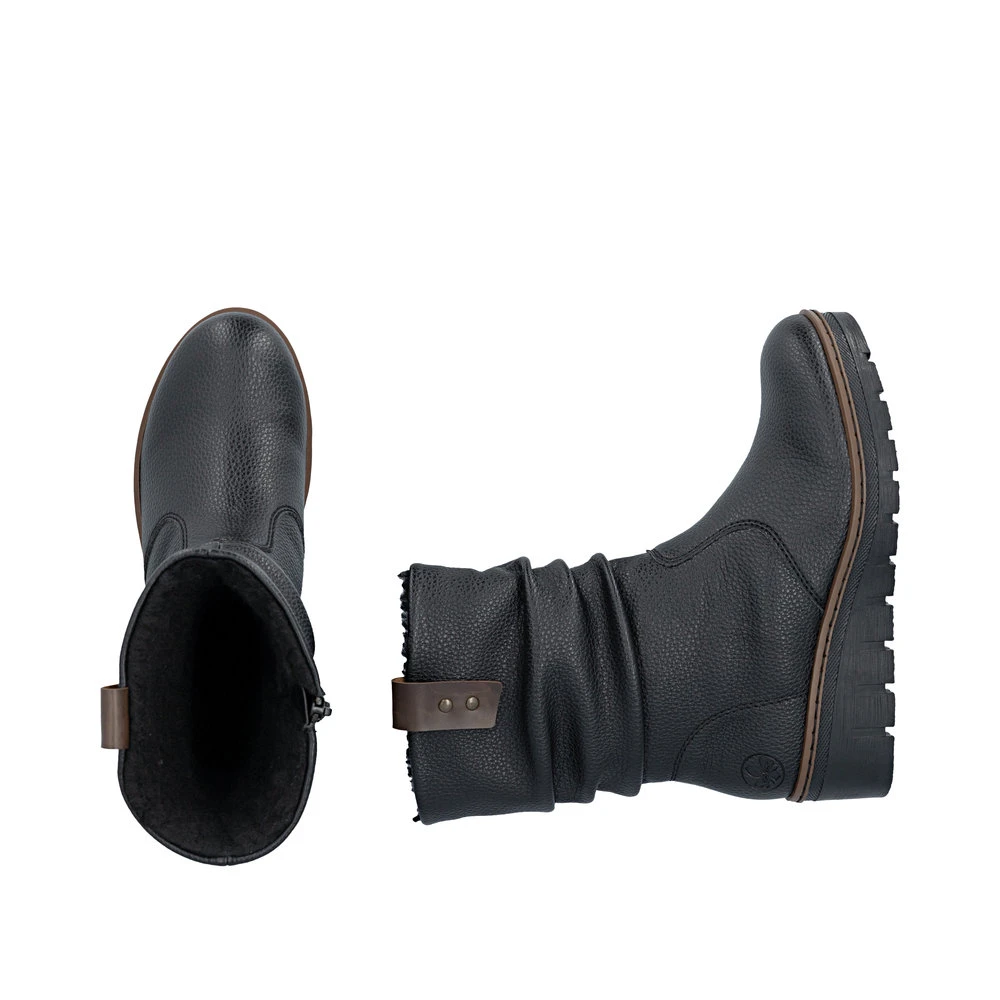 BOTKI RIEKER X9155/00 SCHWARZ - obrazek 3