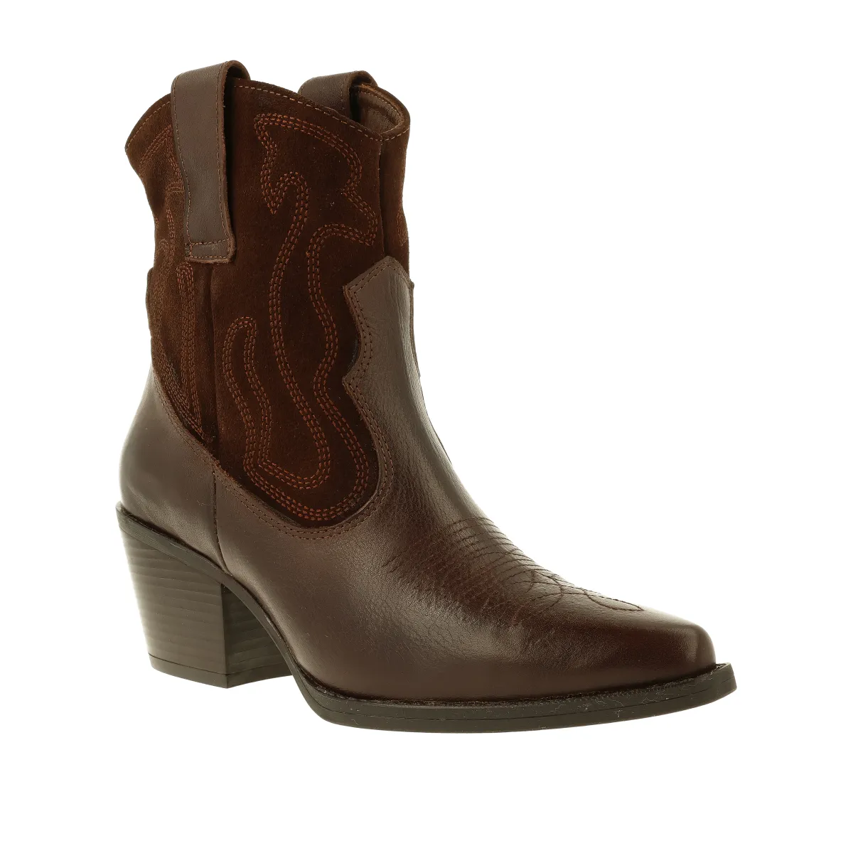 BOTKI LA STRADA 8589 BROWN - obrazek 7