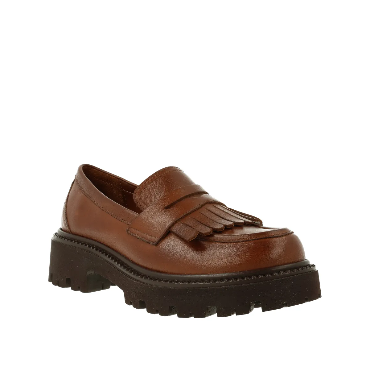 MOKASYNY LA STRADA 11707XT TAN - obrazek 8