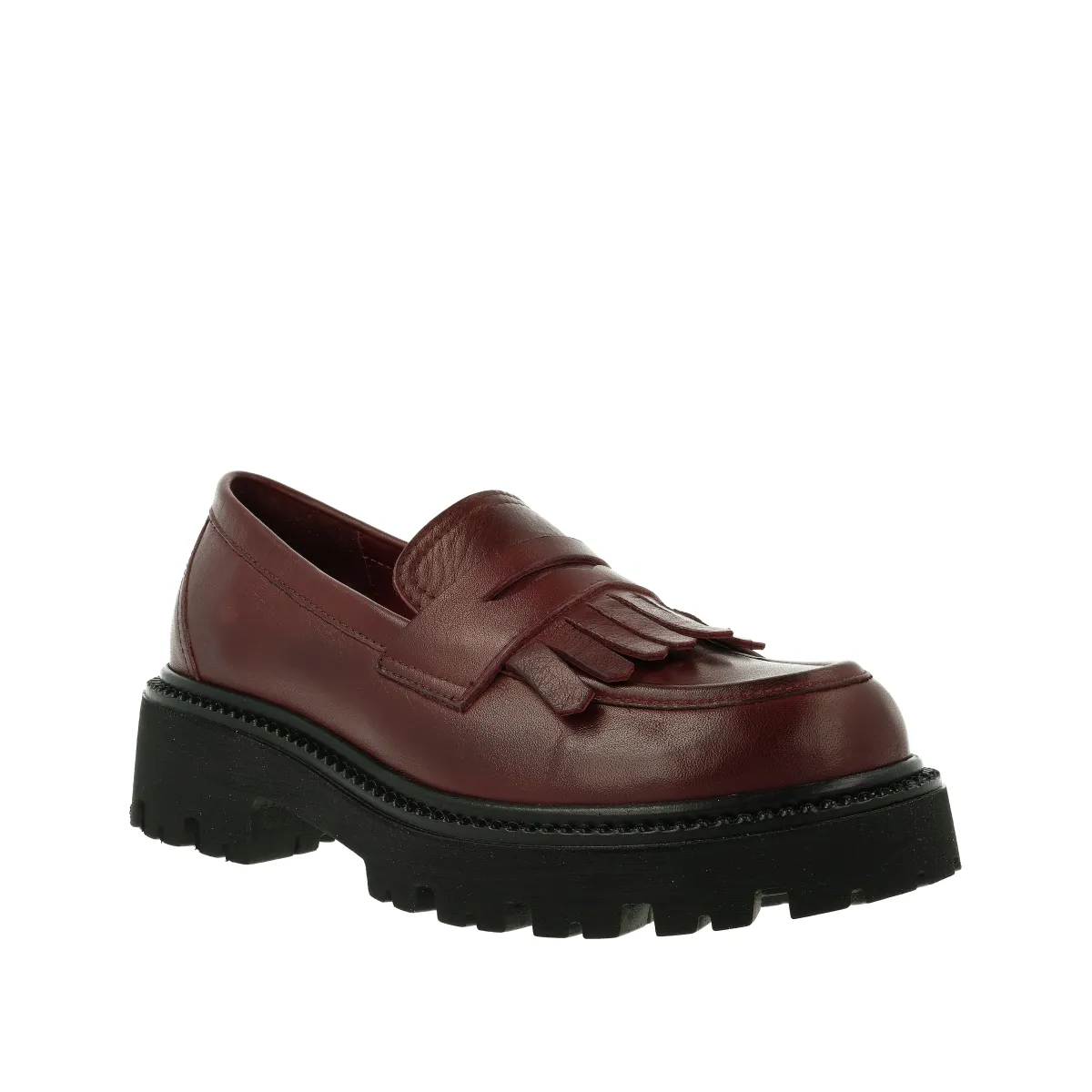 MOKASYNY LA STRADA 11707XT BORDO - obrazek 8